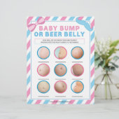 ベビーバンプまたはビール腹[ジェンダー驚き] レターヘッド (スタンド正面)