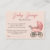 ベビーバンプゲームベビーキャリッジ推測moms腹サイズ エンクロージャーカード (正面)