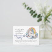 ベビーバンプゲーム推測ママの腹のサイズのユニコーン エンクロージャーカード (スタンド正面)