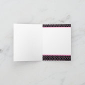 ベビーバンプスティックパーソナライズされたママノートカード サンキューカード (内部)