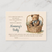 ベビーバンプベビーシャワーゲーム推測ベリーサイズ エンクロージャーカード (正面)