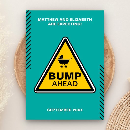 ベビーバンプ警告サイン妊娠の発表 案内状