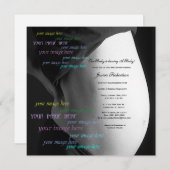 ベビーバンプ、カスタムTummyの書き込みをカスタマイズ 招待状 (正面/裏面)