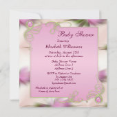 ベビーバンプ(ピンクボウピンクマグノリアベビーシャワー付) 招待状 (裏面)
