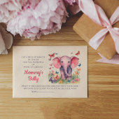 ベビーバンプ ベビーシャワーゲーム お母さんの腹の大きさを当てよう エンクロージャーカード