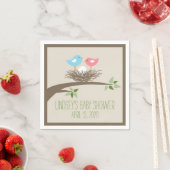 ベビーバードズネスト | 赤ちゃんシャワー スタンダードカクテルナプキン (インサイチュ)