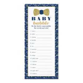 ベビーバーブリーワードスクランブルゲーム、ボウタイ ラックカード