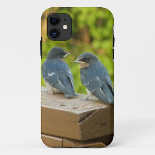 ベビーバーンスワローズ自然鳥写真 Case-Mate iPhoneケース (裏面)