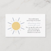 ベビーパステルブルーサンシャインエンクロージャカード用ブックス エンクロージャーカード (正面)