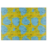 ベビーパターン背景を遊んでいる動物 カッティングボード (正面)