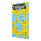 ベビーパターン背景を遊んでいる動物 ミニクリップボード (アングル2)