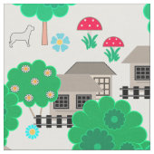 ベビーパターン ファブリック (クローズアップ)