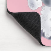 ベビーパピーピンクマウスパッド マウスパッド (コーナー)