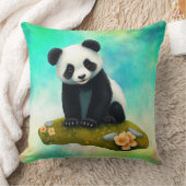 ベビーパンダの花の香り クッション (ブランケット)