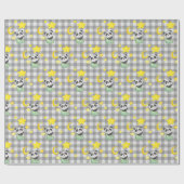 ベビーパンダウィズムーンアンドスターズ ラッピングペーパー (フラット)