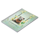 ベビーパンダオンスイングスパイラルフォトノート ノートブック (左側)