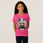 ベビーパンダバイナターシャアメリカ Tシャツ (正面フル)