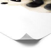 ベビーパンダバルーンプリント |パンダウォータープリント ポスター (角)