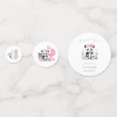 ベビーパンダプニージャングルベビーシャワー コンフェッティ (裏面)