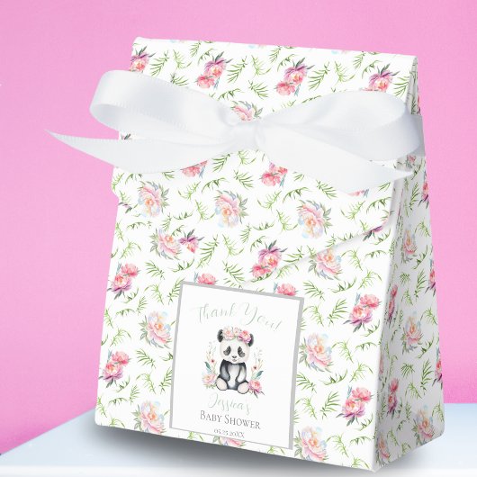 ベビーパンダプニージャングルベビーシャワー フェイバーボックス