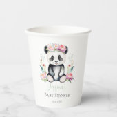 ベビーパンダプニージャングルベビーシャワー 紙コップ (正面)