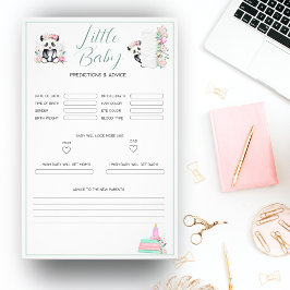 ベビーパンダプニージャングルベビー予測 チラシ