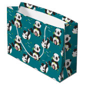 ベビーパンダベアドラゴンフライティール（緑がかった色） ラージペーパーバッグ (裏面アングル)