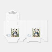 ベビーパンダベアボーイ赤ちゃんシャワー フェイバーボックス (折り畳みなし)