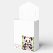 ベビーパンダベアーガールズベビーシャワー フェイバーボックス (オープン)