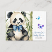 ベビーパンダベアーボーイベビー エンクロージャーカード (裏面)