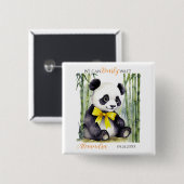 ベビーパンダベビーシャワー 缶バッジ (正面&裏面)