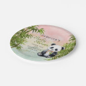 ベビーパンダベビー男女兼用シャワー ペーパープレート (アングル)