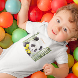 ベビーパンダ男女兼用 ベビーボディスーツ