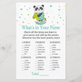 ベビーパンダ財布ゲームの中に何があるか (正面)