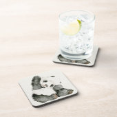 ベビーパンダ |かわいい&フリ コースター (右側)