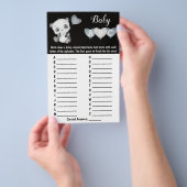 ベビーパンダABCベビーシャワーゲームカード チラシ (ハンドル)