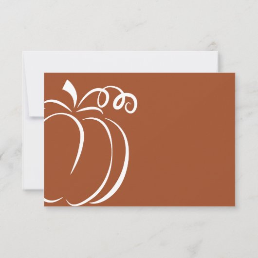 ベビーパンプキンボホテラコッタベビーシャワー用の本 (裏面)