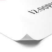 ベビーパーソナライズされたアルファベット文字 – A – ポスター (角)