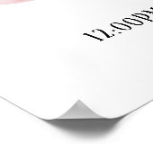 ベビーパーソナライズされたアルファベット文字 – K – ポスター (角)