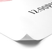 ベビーパーソナライズされたアルファベット文字 – N – ポスター (角)