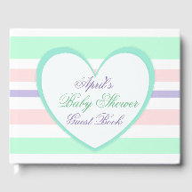 ベビーパーソナライズされたシャワーゲストブック