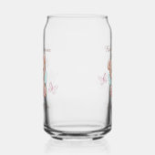 ベビーパーソナライズされたシャワーテーマ飲み物用品セット ガラス缶 (左)