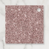 ベビーパーソナライズされたシャワーパステルベビーバスケット フェイバータグ (裏面)