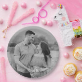 ベビーパーソナライズされたシャワー写真紙プレート ペーパープレート (パーティー)