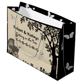 ベビーパーソナライズされたシャワー ラージペーパーバッグ