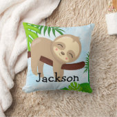 ベビーパーソナライズされたスロス子供部屋キッズ クッション (ブランケット)