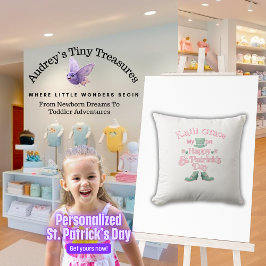 ベビーパーソナライズされたズ・セント・パトリックの日枕 クッション