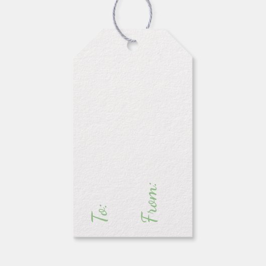 ベビーパーソナライズされたディアインフラワーズガールズガール誕生日 ギフトタグ (裏面)