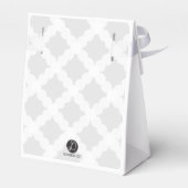 ベビーパーソナライズされたバプティスグレーホワイト金ゴールドクロス フェイバーボックス