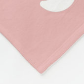 ベビーパーソナライズされたマイルストーン フリースブランケット (角)